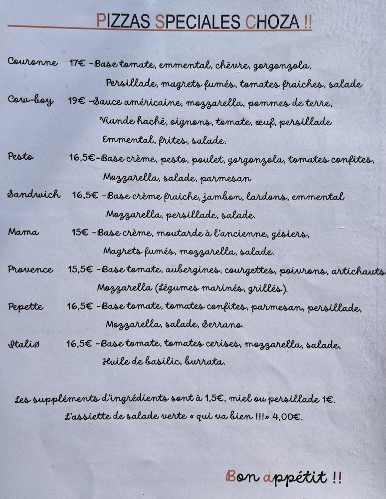 La Choza - Menu Image 2